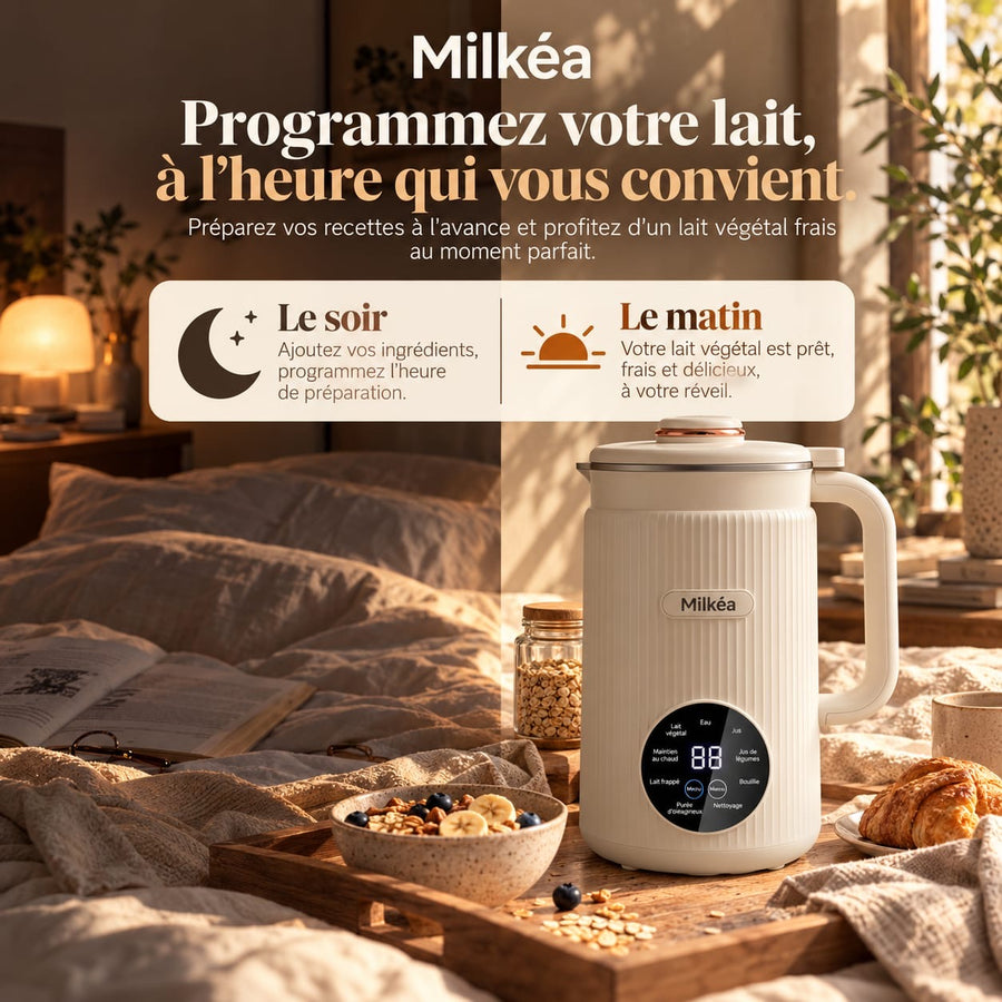Machine à lait végétal Milkéa pour faire son lait maison