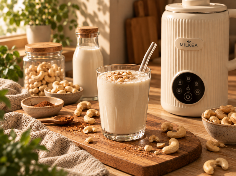 Lait de cajou maison onctueux