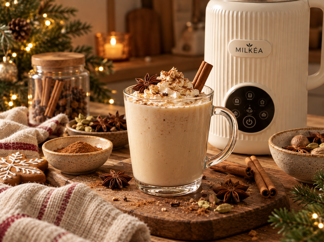 Lait de Noël épicé à l'orange et à la cannelle